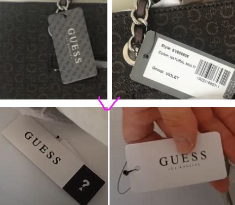 how to spot fake guess clothing|guess handbags genuine or fake.